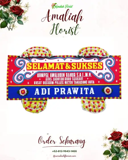 Papan Bunga Ucapan Selamat Selomirah