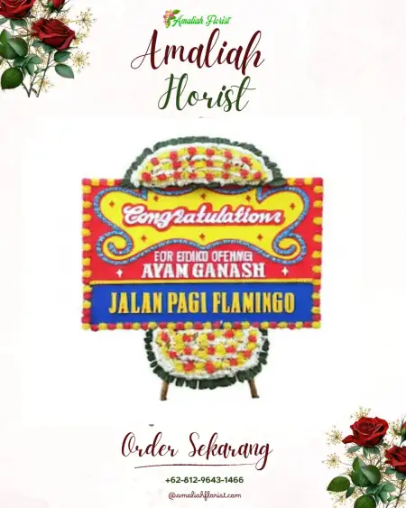 Sewa Papan Bunga Selomirah
